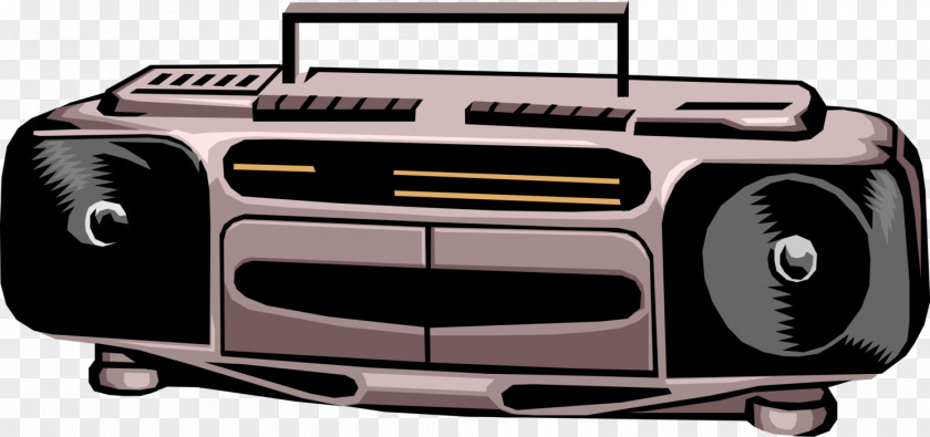 Portable Vector No Sound Recording And Reproduction Boombox He PNG