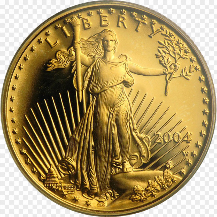 Gold Coins Usa Coin World Banknote Medal PNG