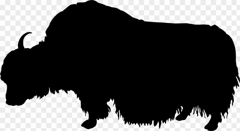 Great Wall Silhouette Domestic Yak PNG