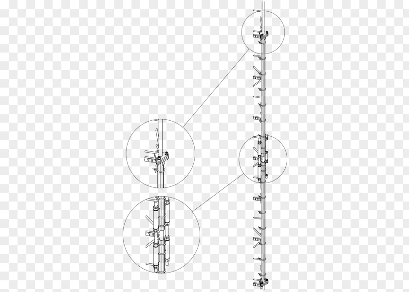 Lattice Tower Guyed Mast Partially DIY Store PNG