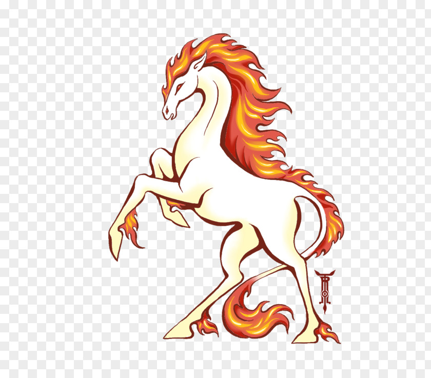 Mustang Rapidash Tattoo Ponyta Fire PNG