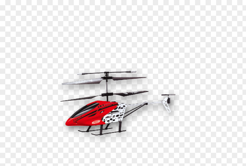 Red Helicopter Rotor Aircraft Airplane PNG