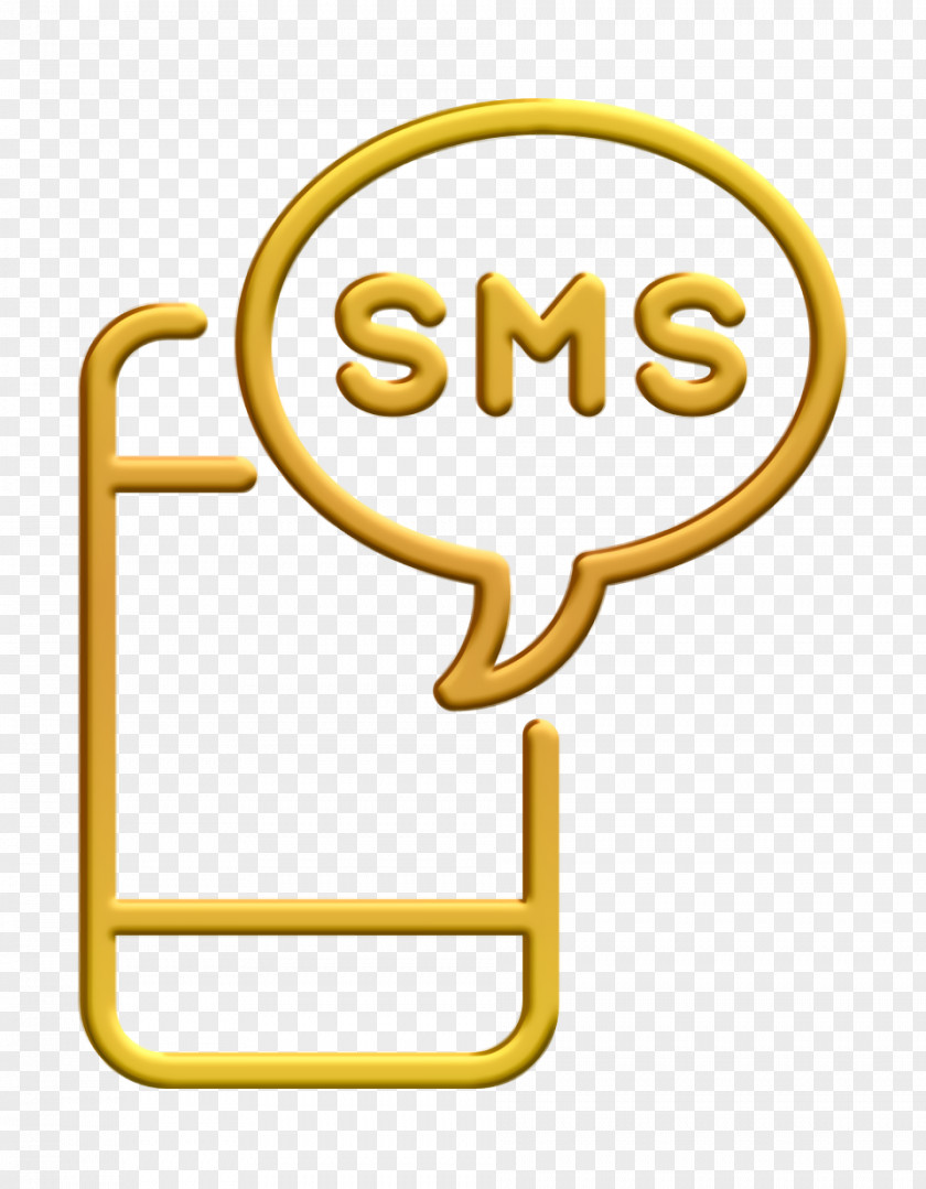 SMS Message Icon Communication And Media Smartphone PNG