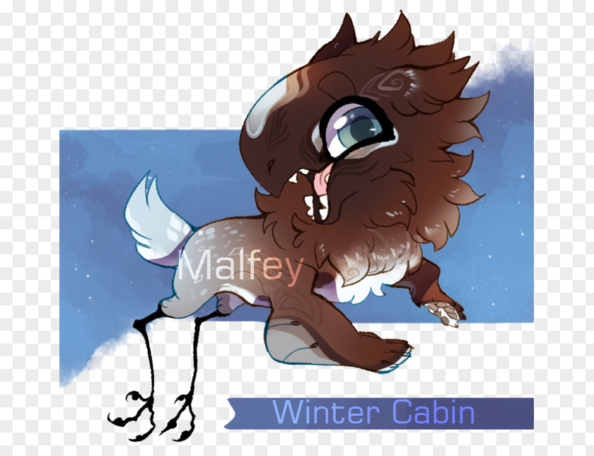 Winter Cabin Canidae Horse Dog Cartoon PNG