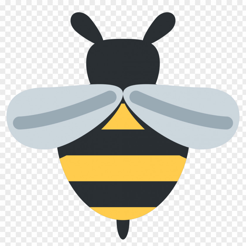 Bee Emoji Bumblebee Honey Africanized Queen PNG