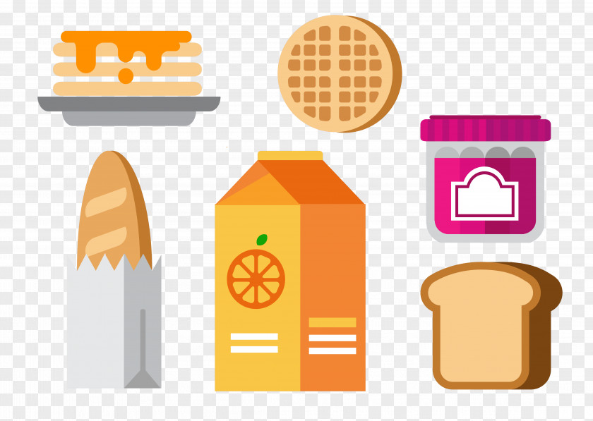 Breakfast Food Icon Vector Elements Fast Euclidean PNG