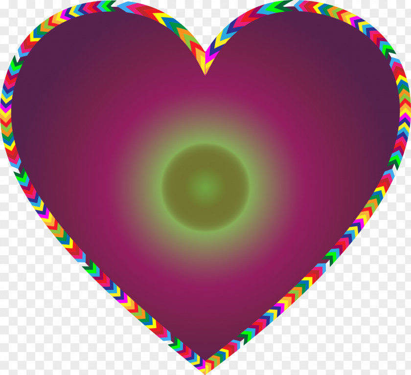 Heart Color Rainbow Clip Art PNG