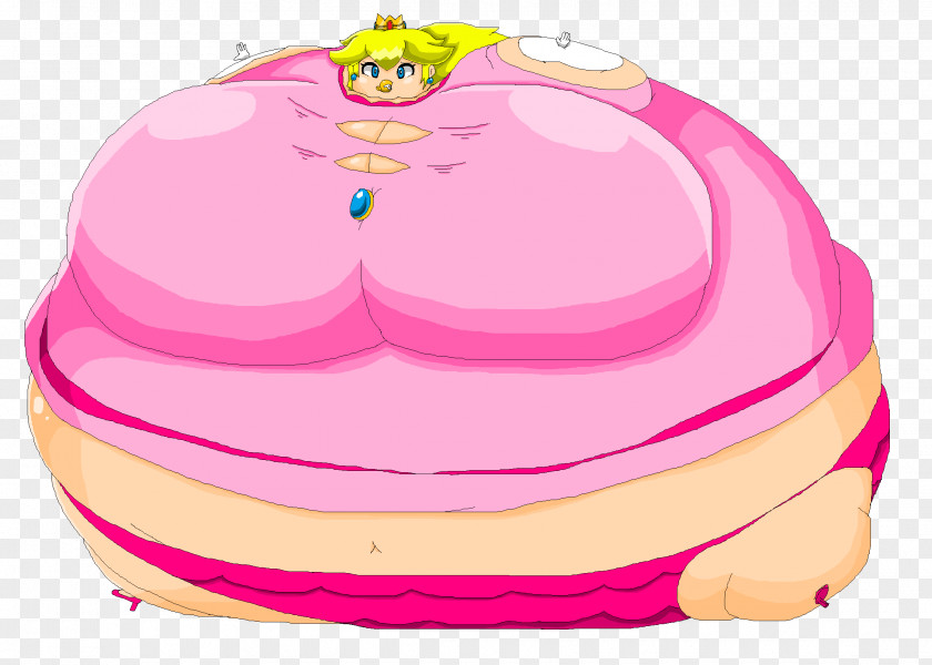 Inflation Body Princess Peach Art Drawing Frosting & Icing PNG