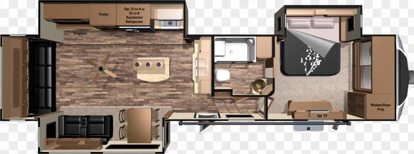 House Campervans Fifth Wheel Coupling Caravan Floor Plan PNG