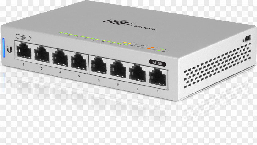 Switch Network Power Over Ethernet Gigabit Ubiquiti Networks Port PNG