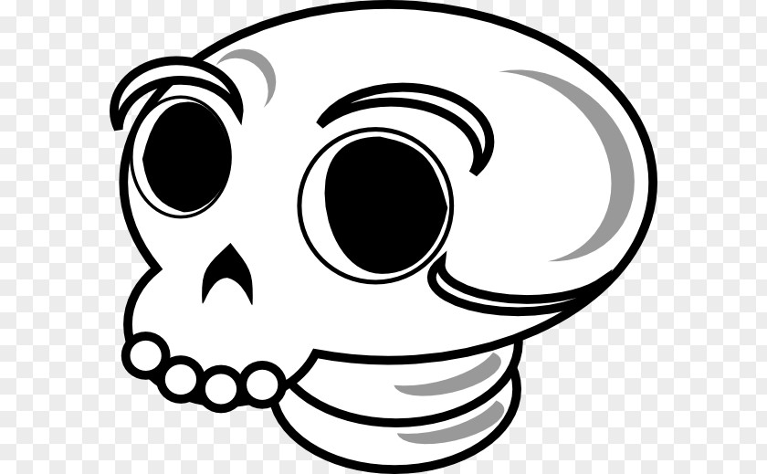Vector Skull Calavera Clip Art PNG