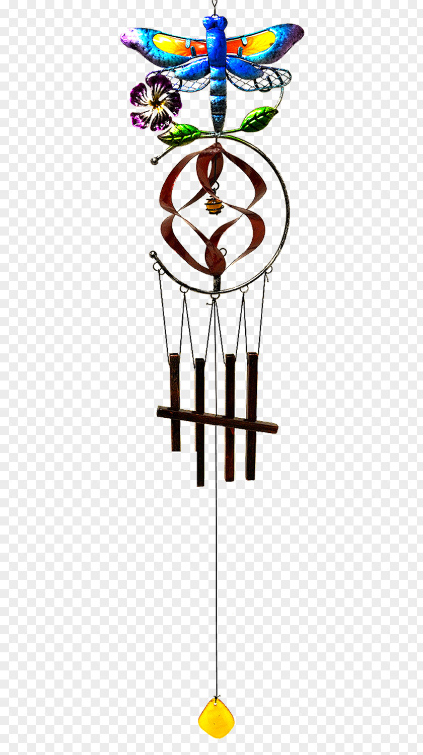 Wind Chime Stained Glass Chimes Line PNG