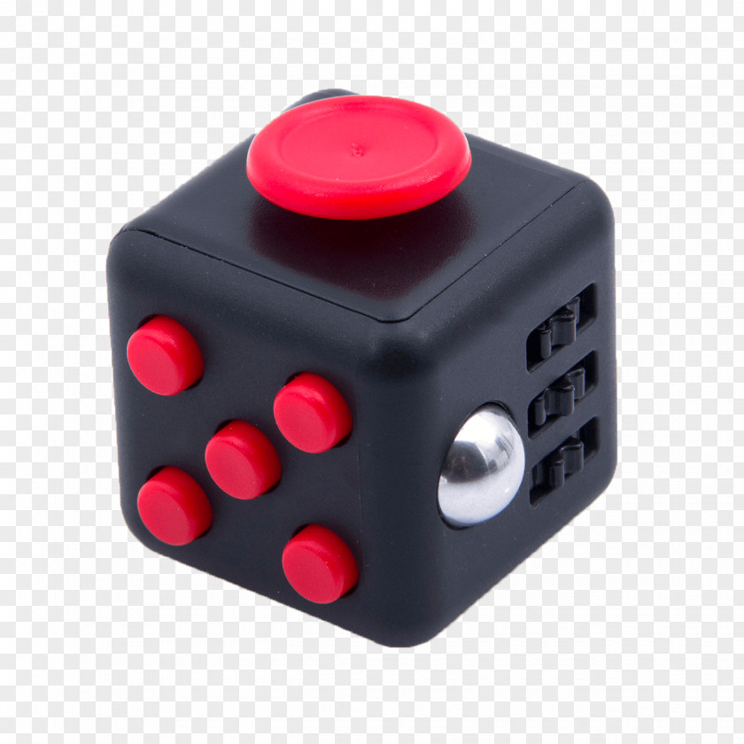 Fidget Spinner Cube Fidgeting Red PNG