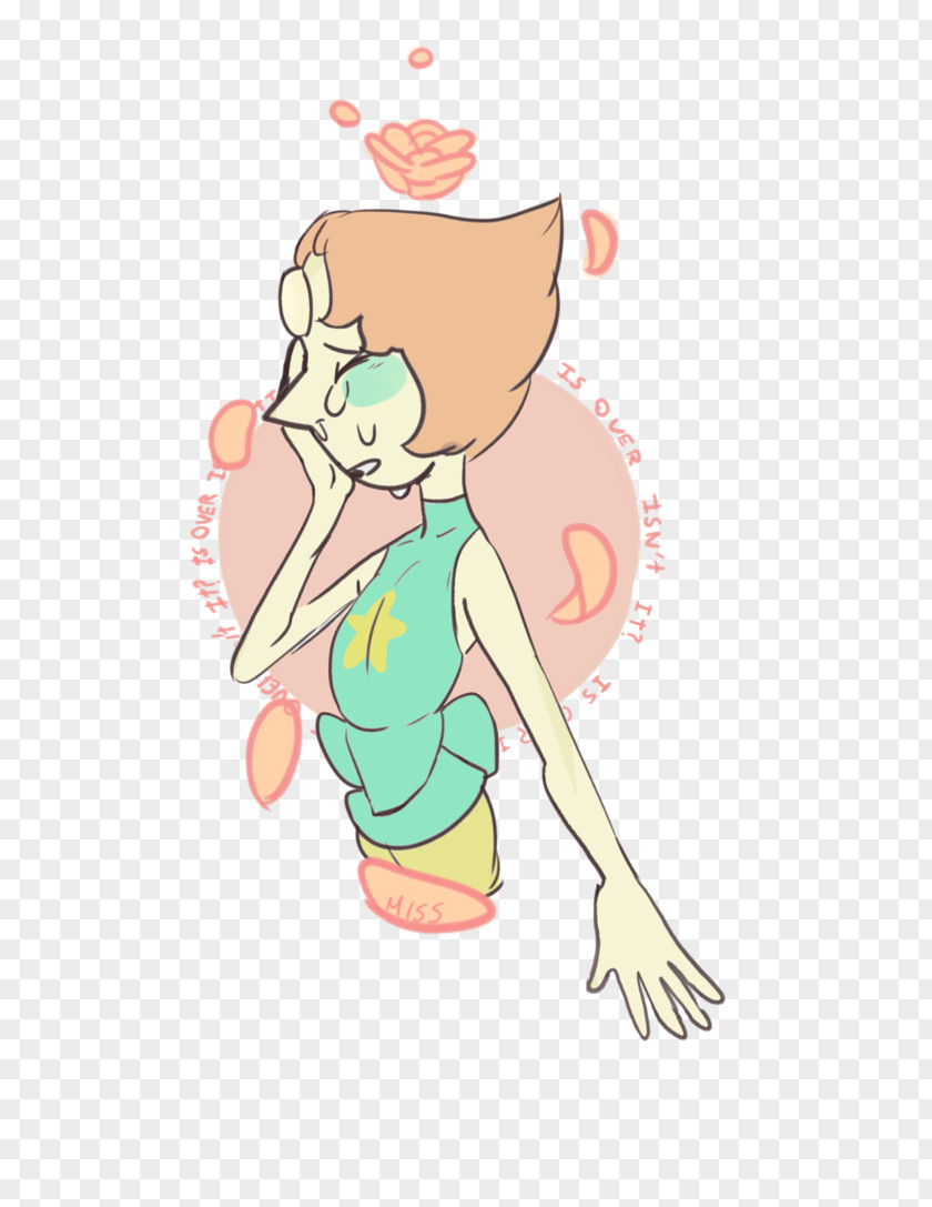 Ovary Rose Quartz Crying Pearl PNG