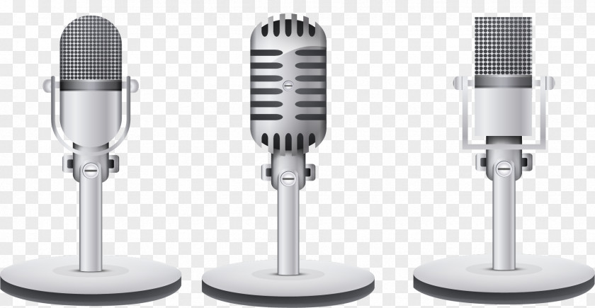 Textured Gray Microphone Grey Audio Equipment PNG