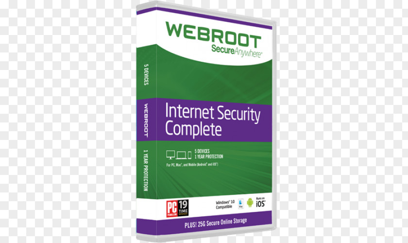 Webroot Internet Security Complete Antivirus Software SecureAnywhere AntiVirus Essentials PNG