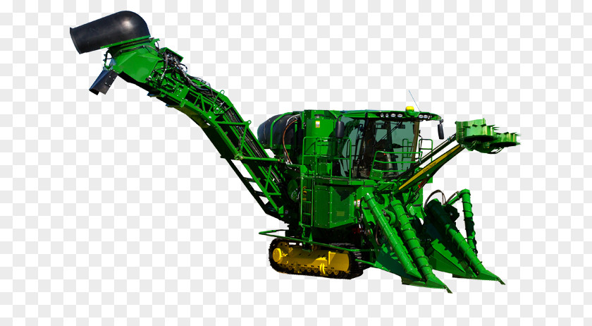 John Deere Machine Combine Harvester Sugarcane Tractor PNG