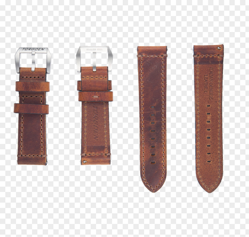 Leather Vintage Watch Strap Buckle PNG