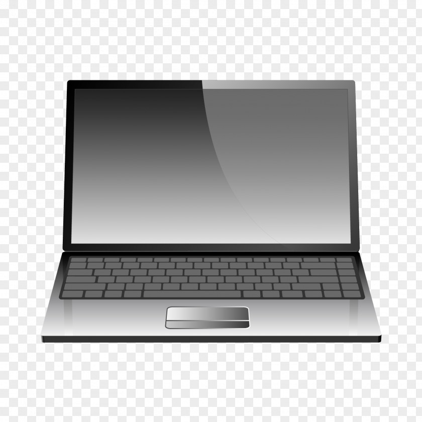Vector Notebook Laptop Computer Keyboard Clip Art PNG