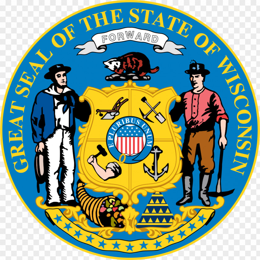 Virginia Seal Of Wisconsin State Capitol Flag U.S. PNG