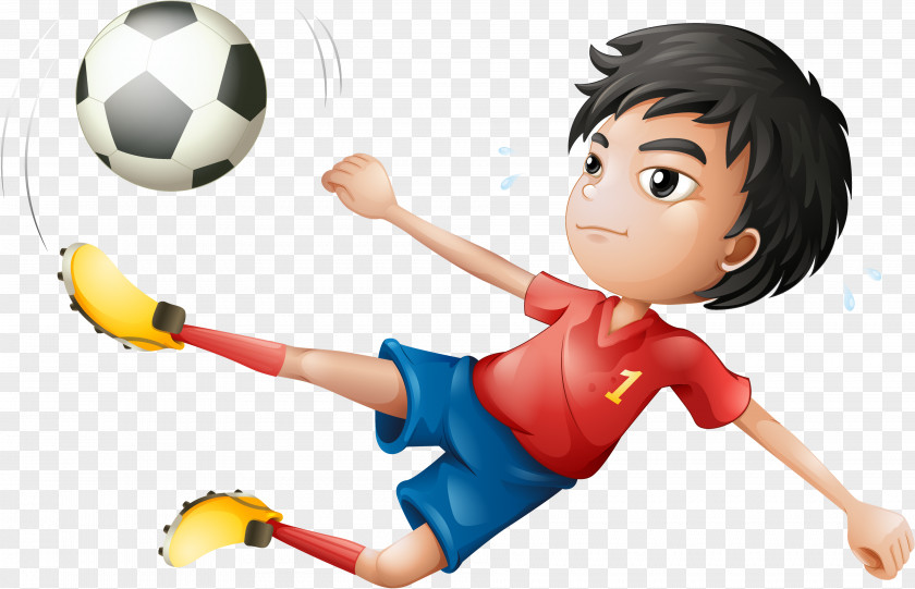 Football Player Cartoon PNG