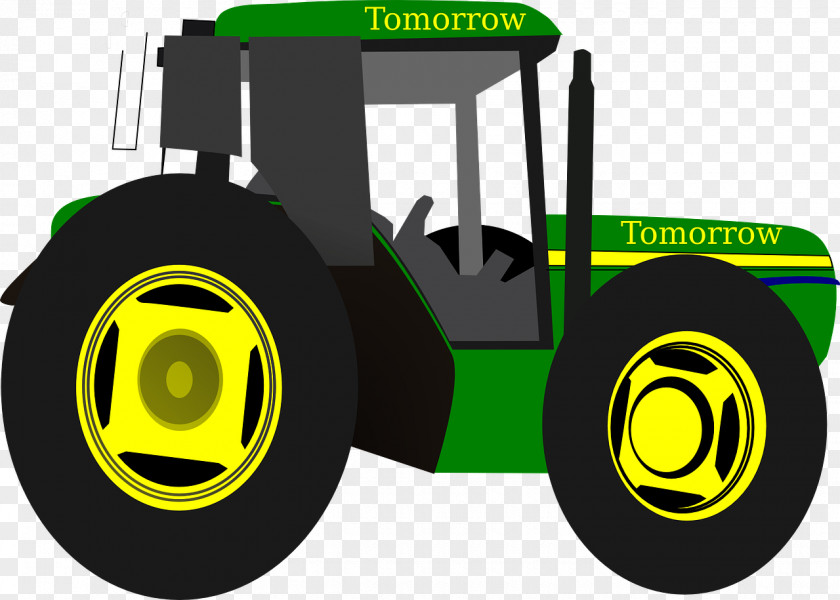 Tractor John Deere Clip Art Green Openclipart PNG