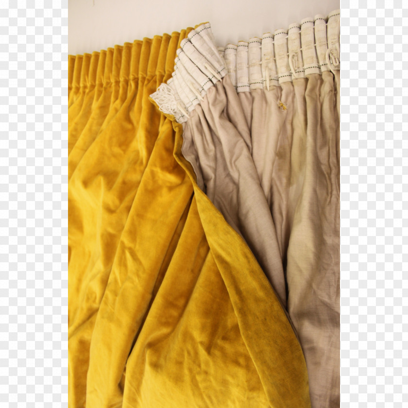 Yellow Curtain PNG