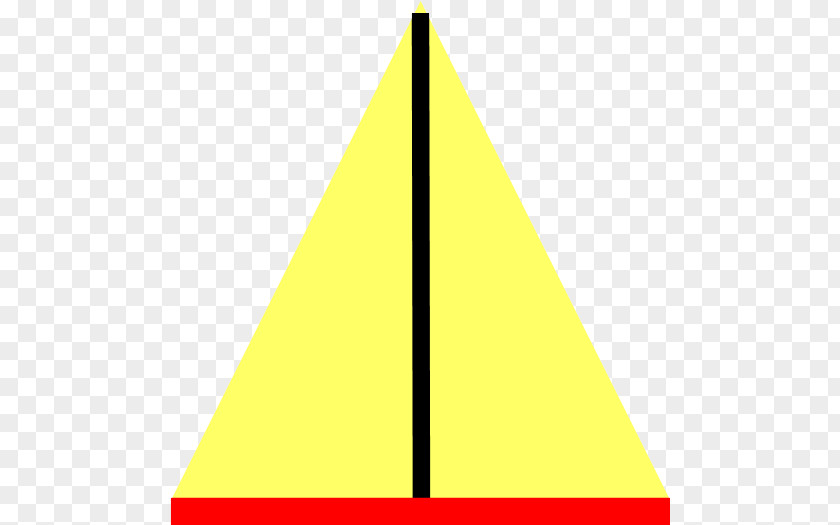 Color Triangle Line Yellow PNG