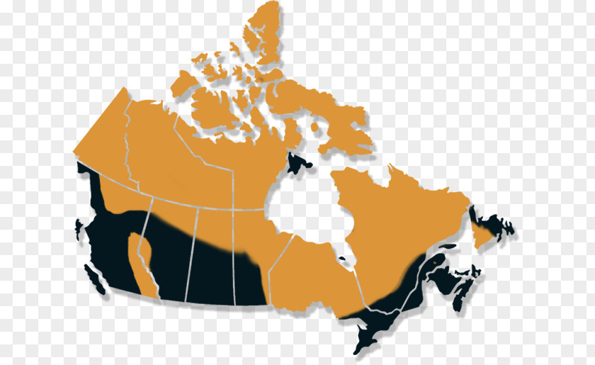 Federal Territory Day Canada Vector Map Blank PNG
