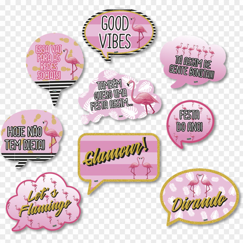 Flamingo Baby Placas Party Greater Cup Convite PNG