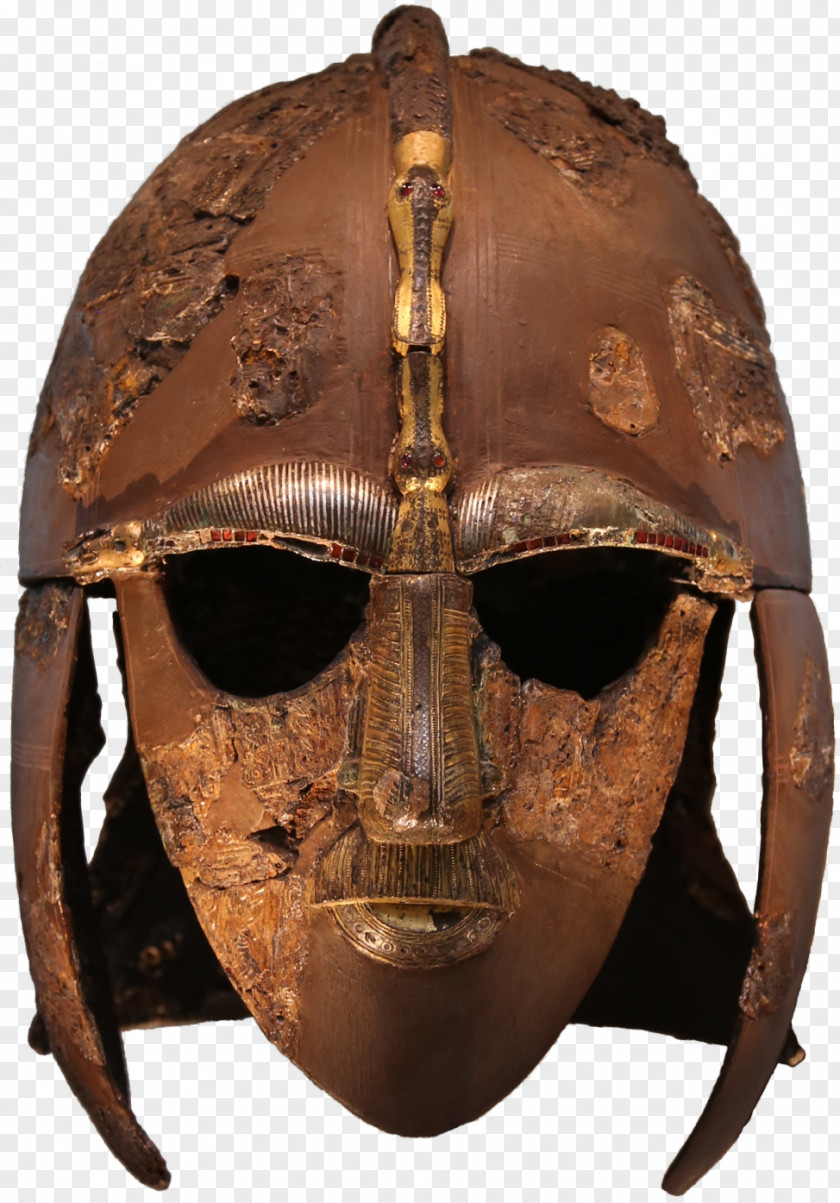 Helmet Sutton Hoo 7th Century British Museum Ship Burial PNG