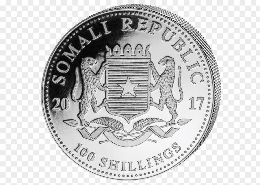 Nigerian Currency Elephant Somalia Silver Coin Bullion PNG