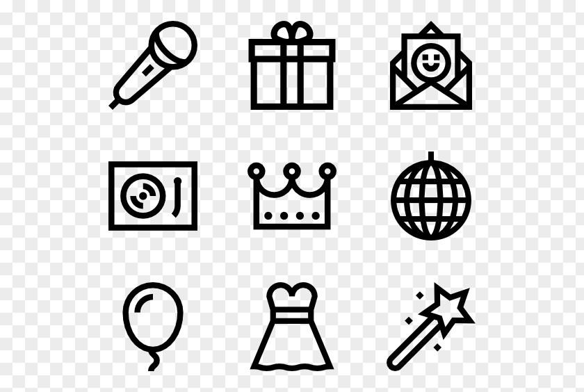 Party Elements Icon Design Smiley Clip Art PNG