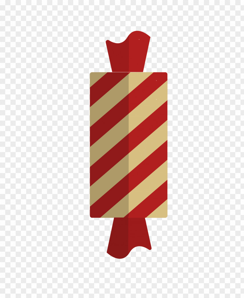Rectangle Flag Candy Cane Christmas PNG