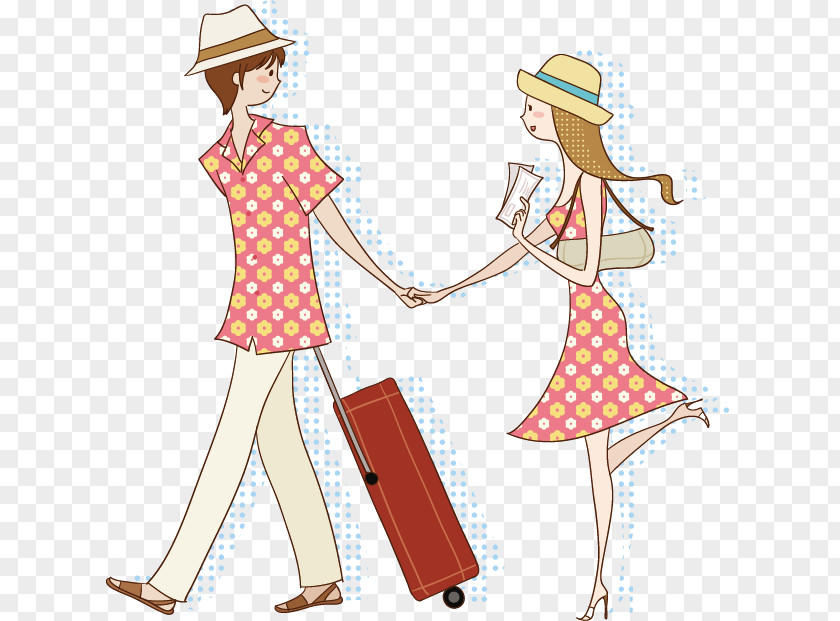 Couple Travel Computer File PNG