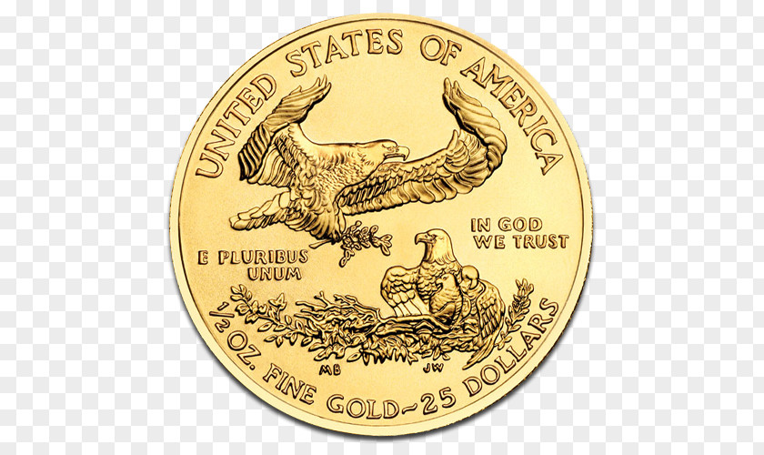 Eagle American Gold Bullion Coin PNG