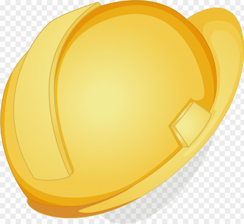 Hand Painted Yellow Hat Safety Helmet Hard PNG
