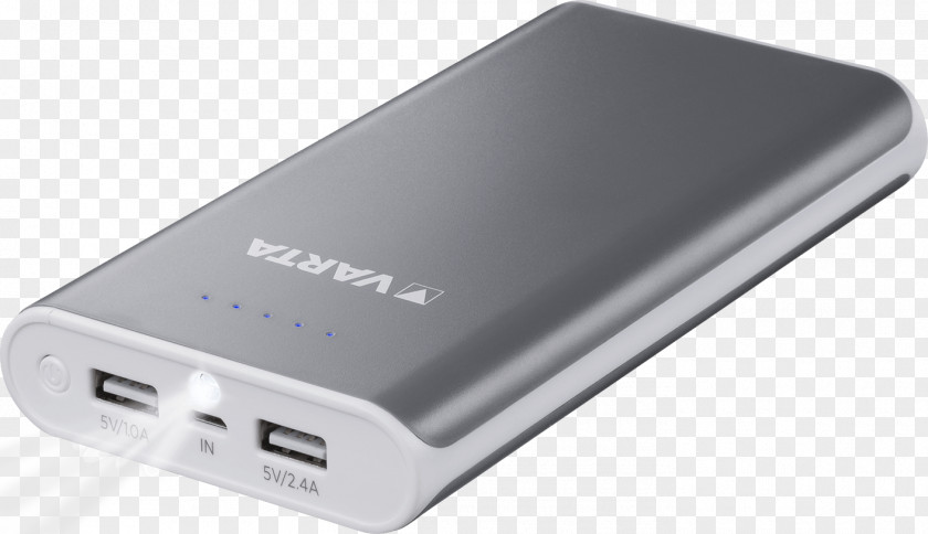 USB Battery Charger Power Bank Electric VARTA PNG