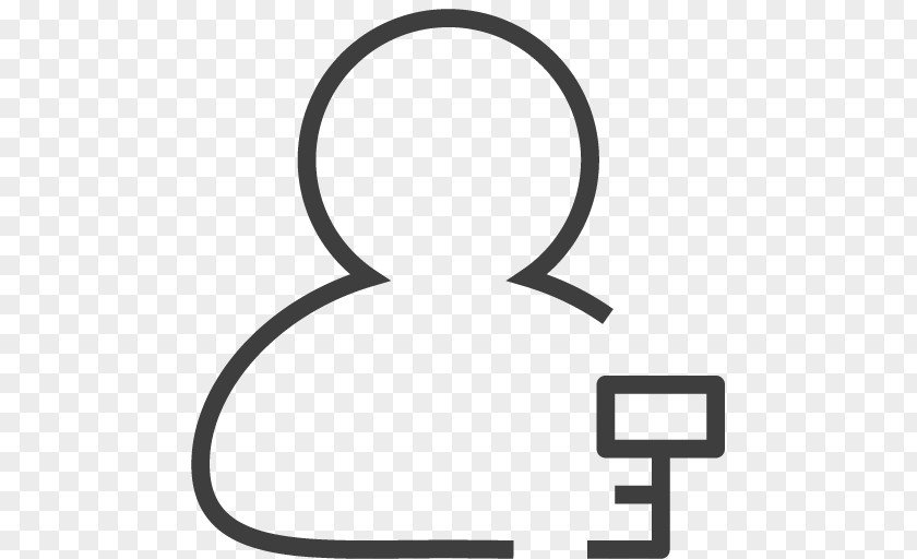User2 Key Symbol Black Clip Art PNG
