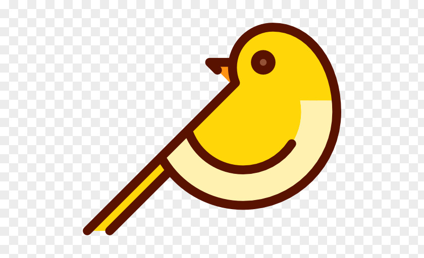 Yellow Bird Icon PNG