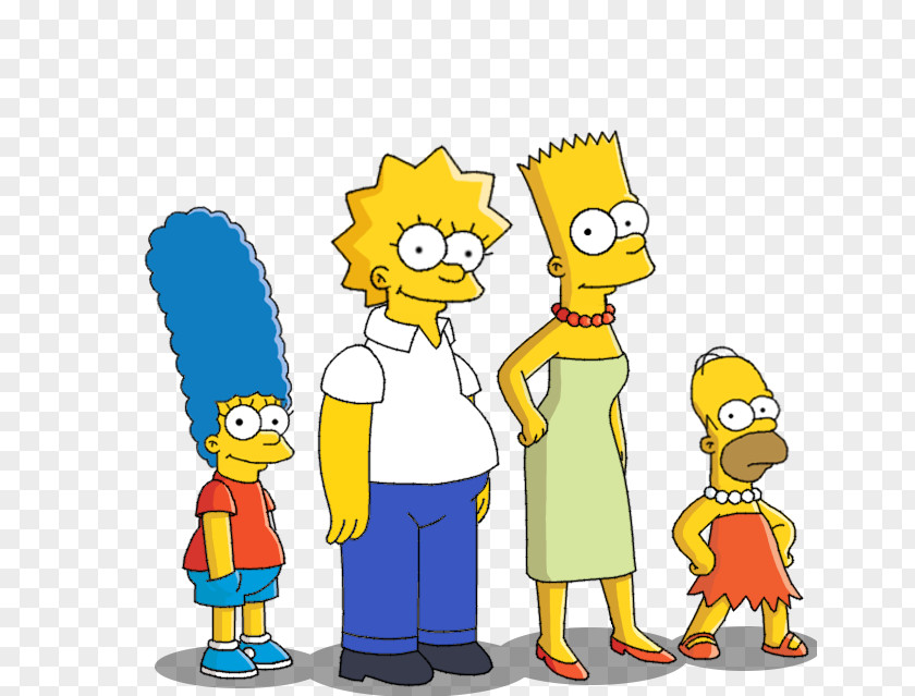 Artistic Characters Bart Simpson The Simpsons Guy Homer Maggie Marge PNG