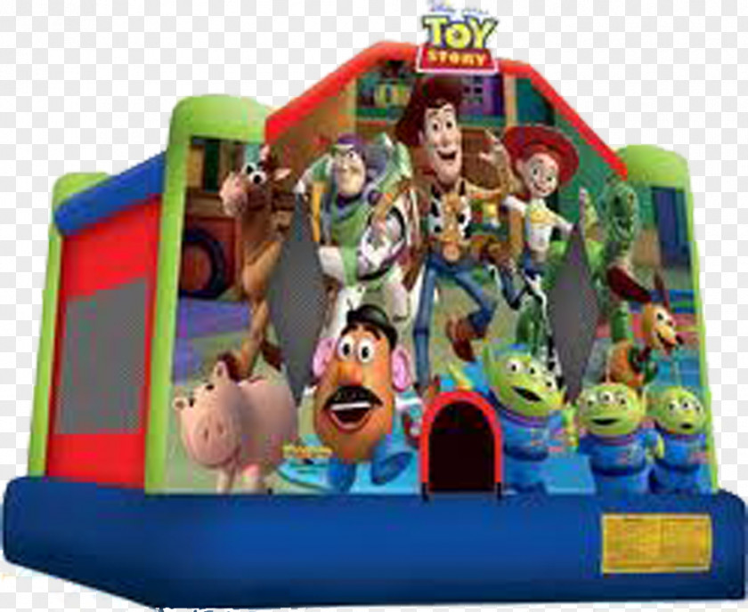 Bounce House Buzz Lightyear Sheriff Woody Inflatable Bouncers Lelulugu PNG