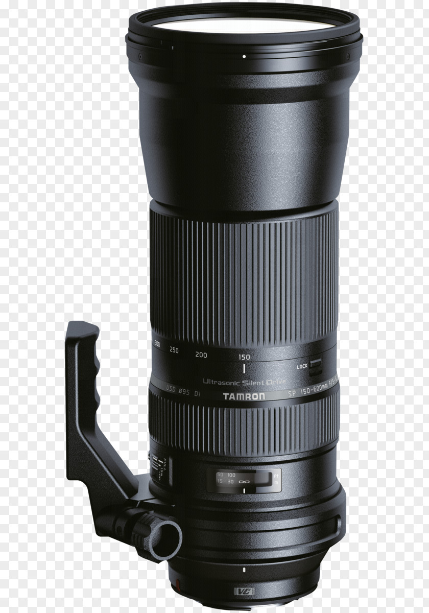 Camera Lens Canon EF Mount Tamron 150-600mm Autofocus Telephoto PNG