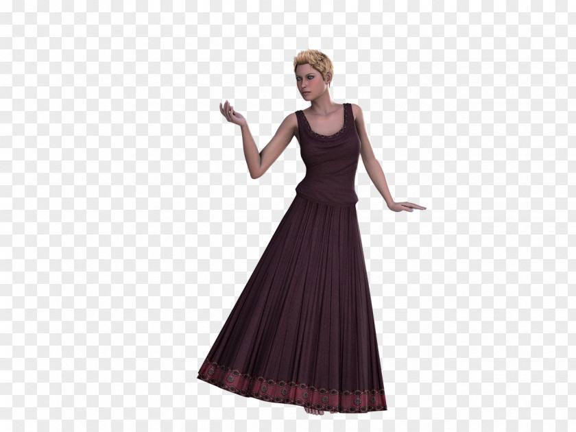 Dress Gown Shoulder Cocktail Party PNG