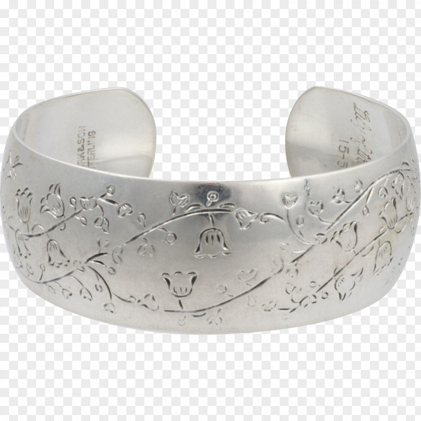 Lily Of The Valley Bangle Jewellery Silver Clothing Accessories Bracelet PNG