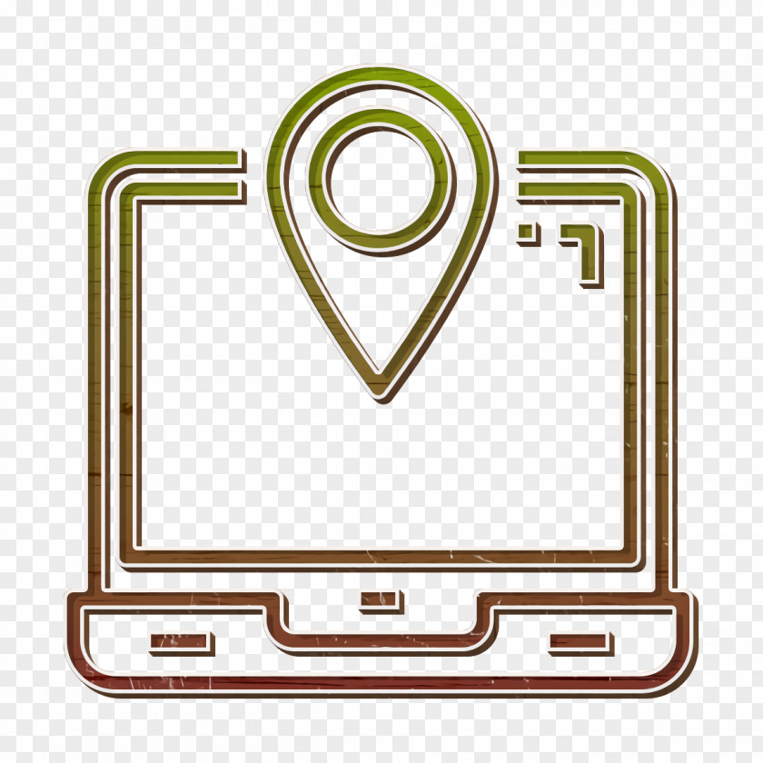 Logistic Icon Maps And Location Laptop PNG