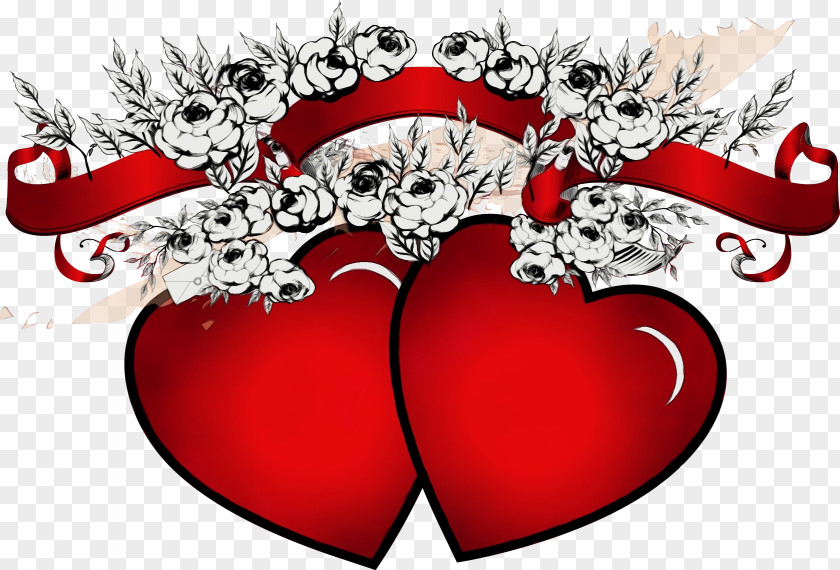 Red Heart Love PNG