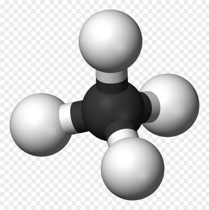 3 Methane Molecule Alkane PNG