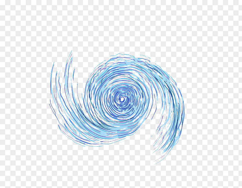 Blue Storm Whirlpool Vortex PNG