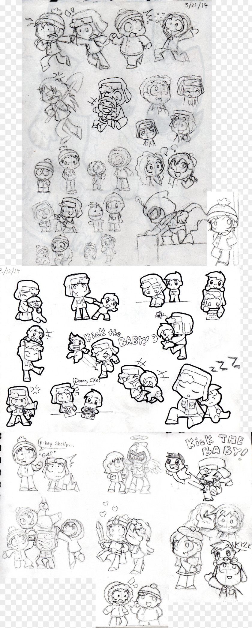Coon Cartman Visual Arts Line Art Paper Sketch PNG